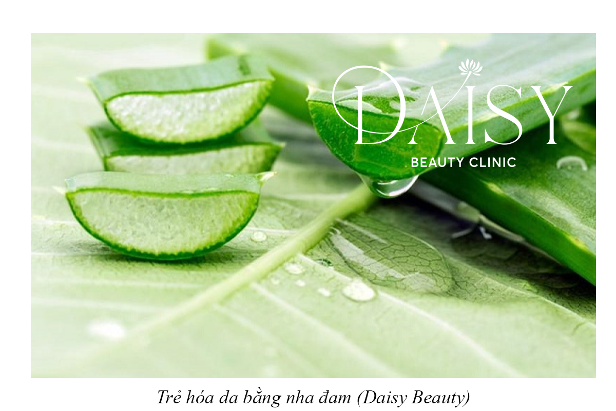 Trẻ hóa da bằng nha đam nguyên chất (Daisy Beauty)